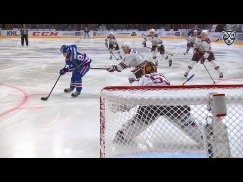 Barabanov dekes past Sotnieks to score a beaut