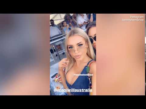 Tammy Hembrow flaunts her cleavage in a plunging denim bustier - Tedik TV #tediktv