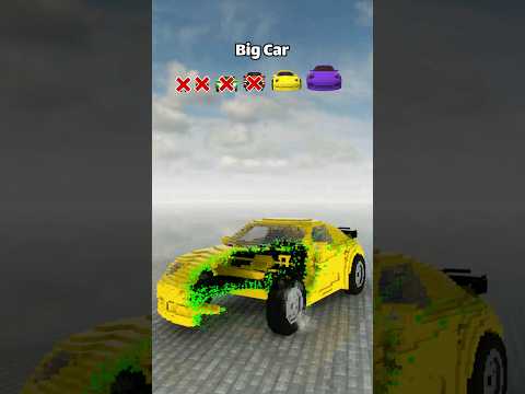 Big & Small Cars vs Nanites | Teardown #shorts