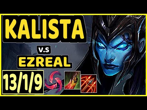 DUDSTHEBOY (KALISTA) vs EZREAL - 13/1/9 KDA BOTTOM ADC CHALLENGER GAMEPLAY - BR