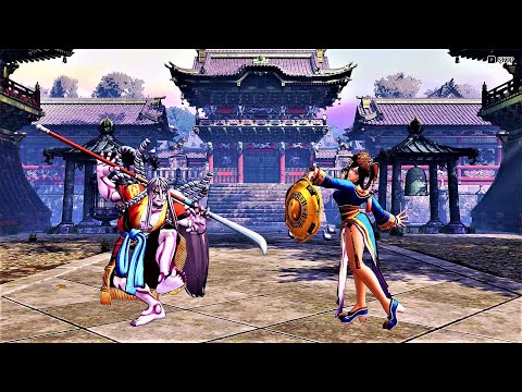 Kyoshiro Senryo vs Wu-Ruixiang  (Hardest ) Samurai Shodown
