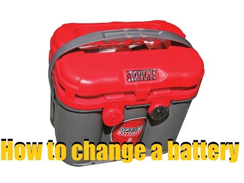 How to change a Car Battery (Optima Red Top) | AnthonyJ350