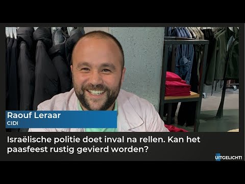 Uitgelicht! 5 april 2023 - Raouf Leeraar (CIDI) over ongeregeldheden in Jeruzalem