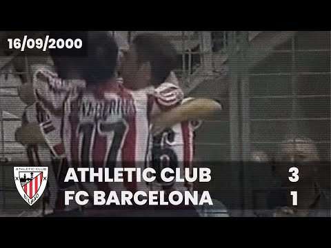 ⚽️ [Liga 00/01] J2 I Athletic Club 3 - FC Barcelona 1 I LABURPENA
