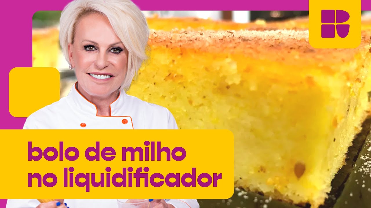 Bolo de Milho SABOROSO e PRÁTICO! 🌽  | Ana Maria Braga | Mais Você