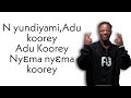 Fancy GADAM UNGRATEFUL Lyrics Video Full Lyrics