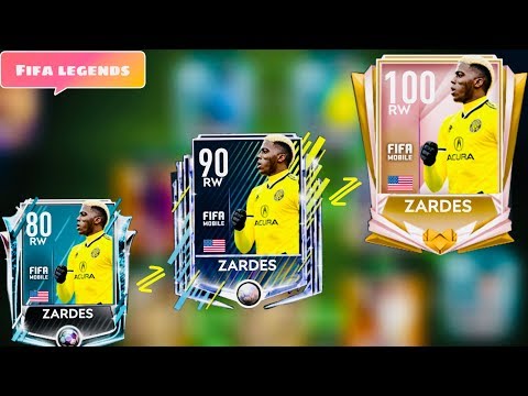 FIFA LEGENDS PACK OPENING AND UPGRADE - 80 ovr Zardes to legend master Zardes fifa Mobile 19 Video