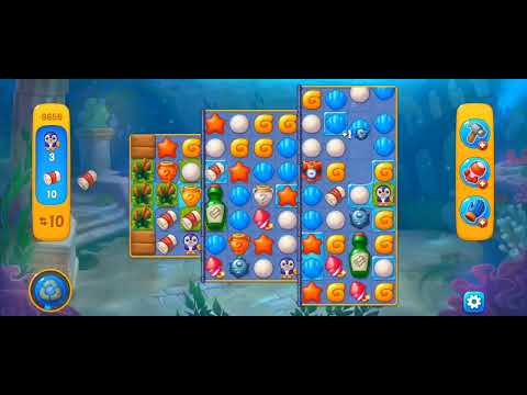 Fishdom Easy Level 9656 (with ingame lightning booster) @choraelmin