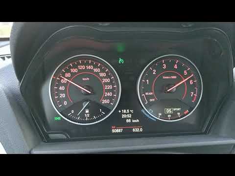 BMW 116i F21 0-100km/h stage 1 DS mode