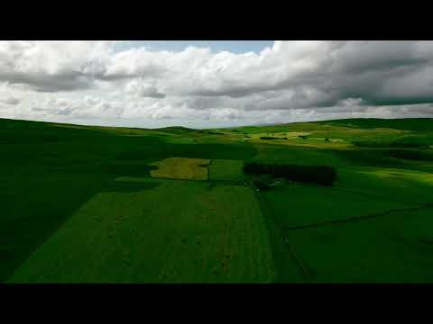 4K Scenic  drone stock footage in Yorkshire Moors National Park