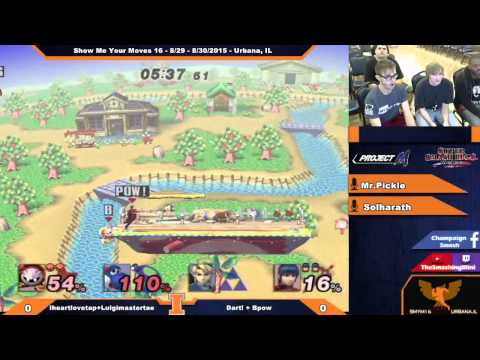 [SMYM16] Iheartlovetap+Luigimastertae vs. Dart!+Bpow PM Doubles