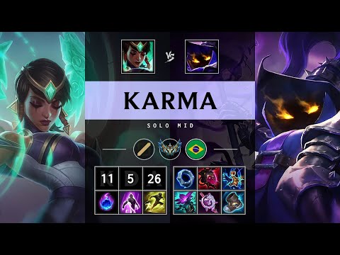 Karma Mid vs Veigar - BR Challenger Patch 25.20