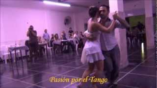 MARISOL MORALES y ALEJANDRO LARENAS bailando la milonga META FIERRO en FLOREAL MILONGA