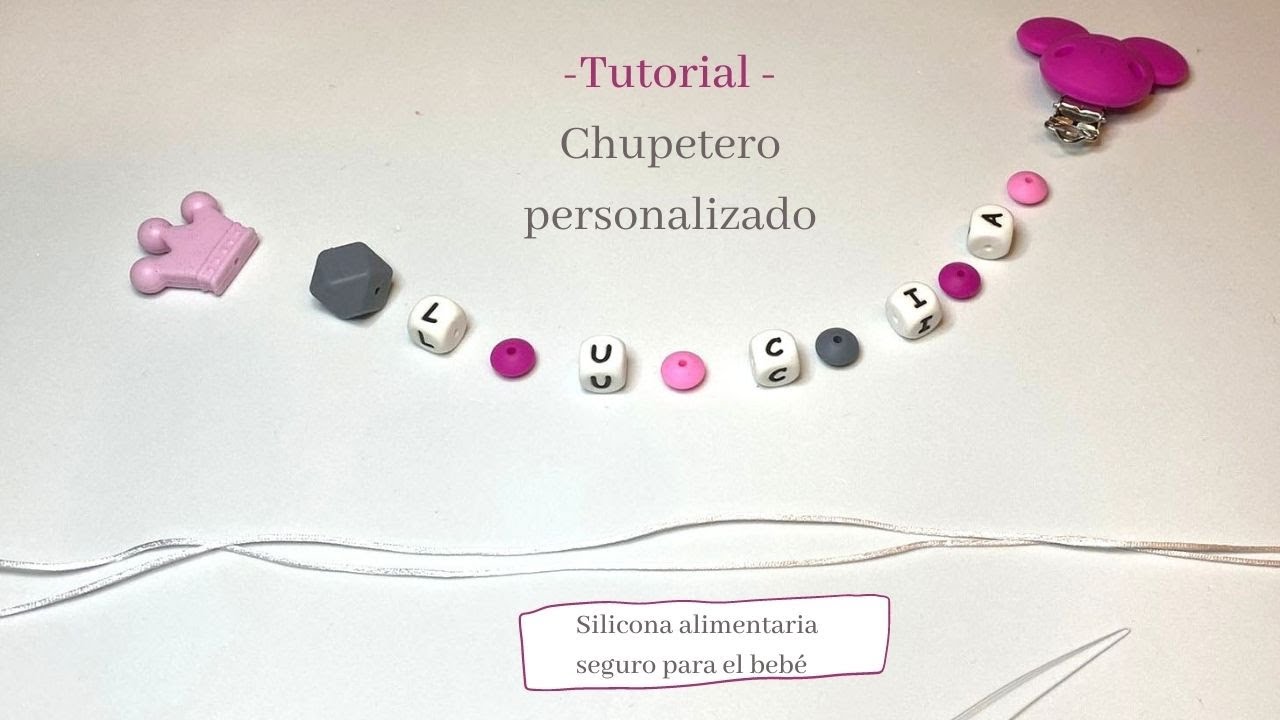 Cómo montar un chupetero de silicona fácilmente