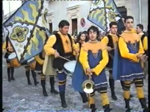 Trasferta Gruppo Sbandieratori e Musici "Rione San Basilio" a Martignano il 29 02 04