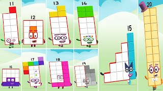 The Numberblocks - Let's Learn 11 - 20 - Fun Educational Games For Kids