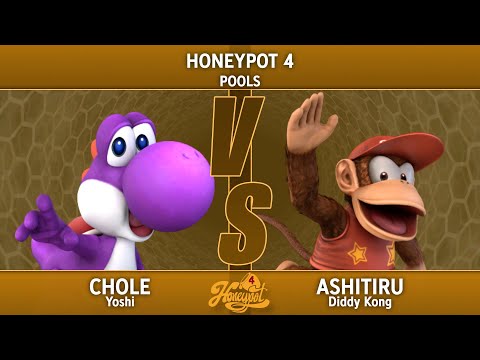 Honeypot 4 Pools - Chole (Yoshi) Vs. Ashitiru (Diddy Kong)