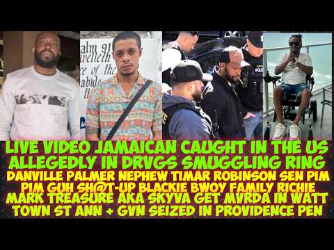 Live Jamaican Caught In The US Drvgs/Timar aka Kante Sen Pim Pim Fi SH@T-Up Richie/Skyva Get MvRDA 