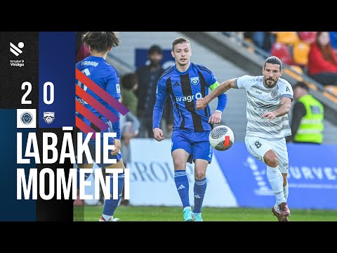10. kārta: Riga FC 2:0 Grobiņas SC/LFS (Labākie momenti)