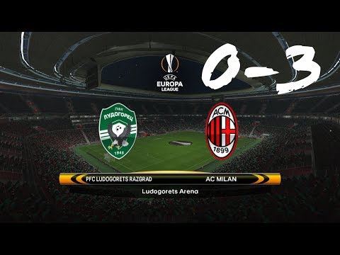 résumé match Ludogorets VS Ac milan 0-3 europa league