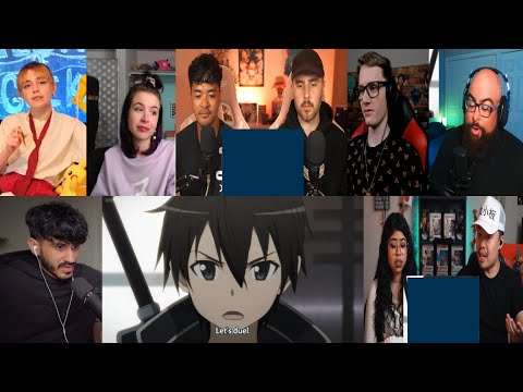 SWORD ART ONLINE EPISODE 9 REACTION MASHUP!!