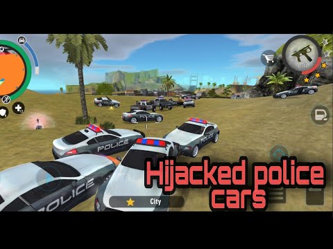 Police car 🚗 hijacked challenge 🤣 in real gangster crime gameplay