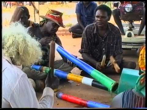 Traditional Aboriginal singing in Numbulwar, Australia