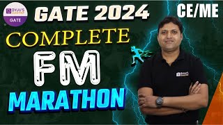 Complete Fluid Mechanics Marathon | GATE 2024 Marathon Class | GATE Civil/Mechanical | BYJU'S GATE