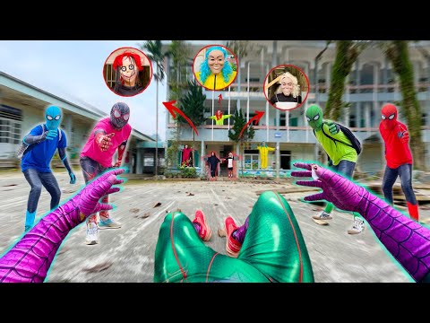 Pro 8 Spider-Man Meets Serbian Dancing Teacher in Abandoned School..!!! ( Heart-Stopping POV )