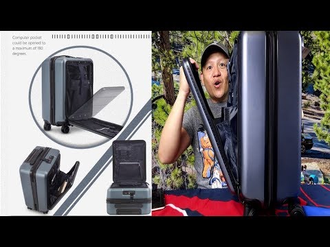 Best Budget Carry On Luggage Hard Case with Laptop compartment! CoolLife 20/21 inch Spinner