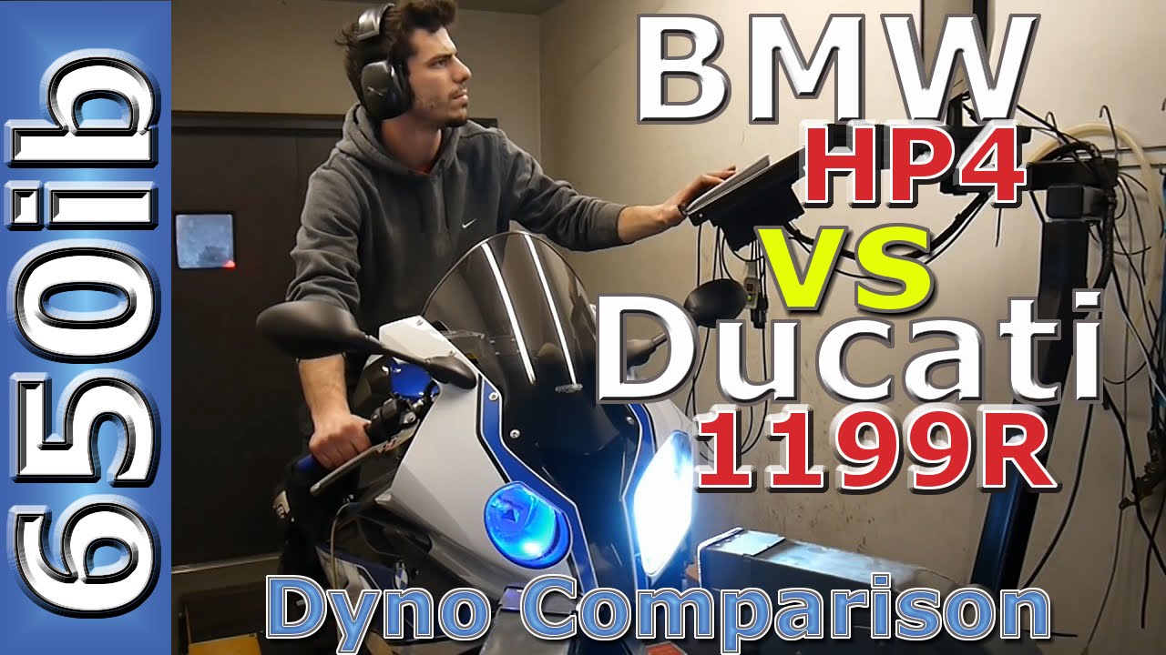 BMW HP4 vs Ducati 1199 Panigale R: Comparison--On the Dyno