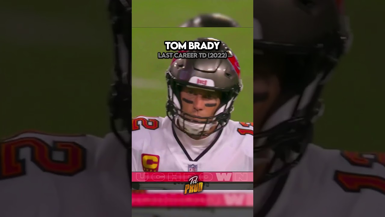 NFL Legends First And Last Touchdowns Of Their Careers (Part 1) #shorts