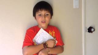 Rakhi 2013 Aidens message to his sisters