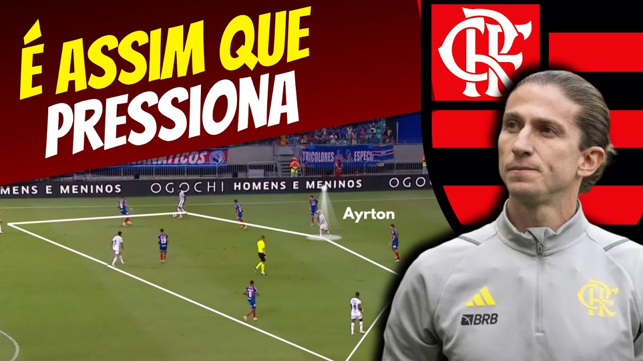 Como Filipe Luís transformou o FLAMENGO em uma MÁQUINA de pressionar.
