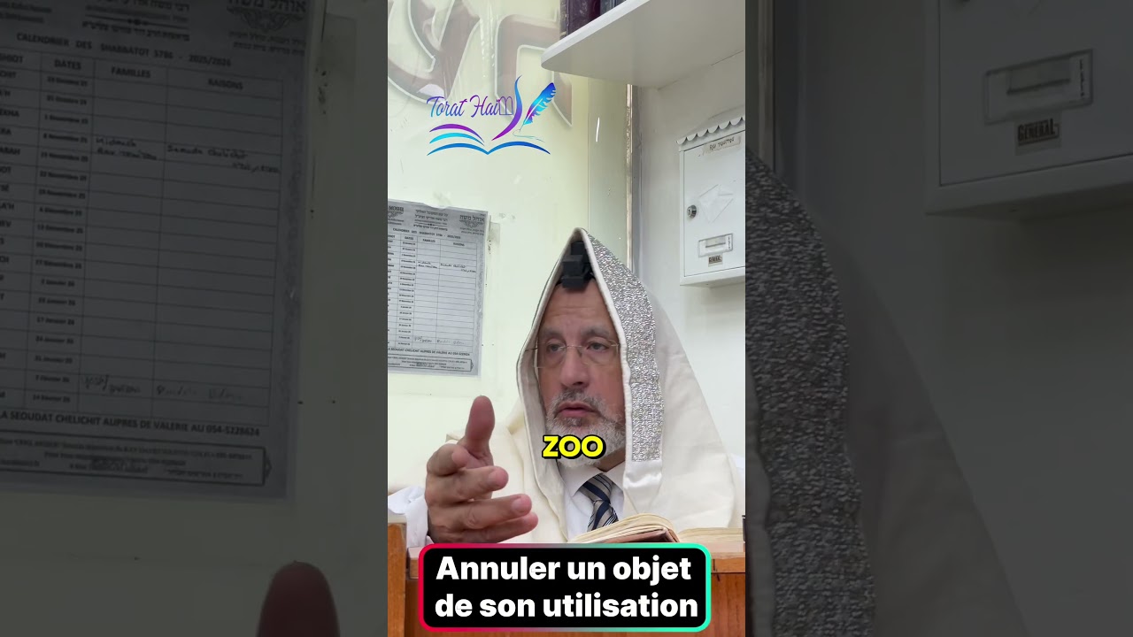 ⚖️ “Une coquille d’œuf peut annuler ton assiette pendant Shabbat.”