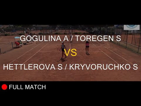 GOGULINA A (KAZ) / TOREGEN S (KAZ) VS HETTLEROVA S (CZE) / KRYVORUCHKO S (UKR)-La Balle Mimosa 2022