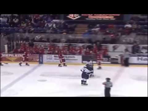 Mac Hollowell - First OHL Goal