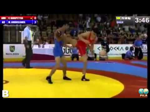 Güləşçimiz ermənini belə MƏLƏTDİ ! Mahir Əmiraslanov - HALALDI!