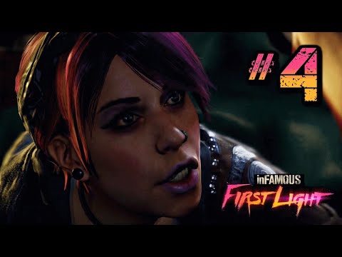 inFAMOUS First Light Walkthrough Part 4 - Mission: Stealing From the Enemy [HD] PS4 1080p