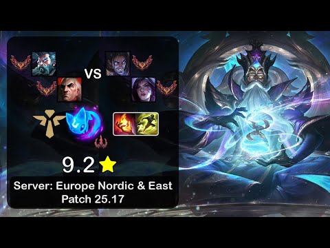 Zilean Support + Swain vs Sylas + Kai'Sa - EUNE GrandMaster - Patch 25.17