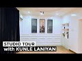 Studio Tour with Kunle Laniyan