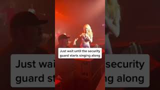 Special Moment Between Carly Rae Jepsen and Security Guard ❤️