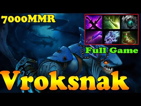Dota 2 - Vroksnak 7000MMR Plays Slark - Full Game - Ranked Match Gameplay