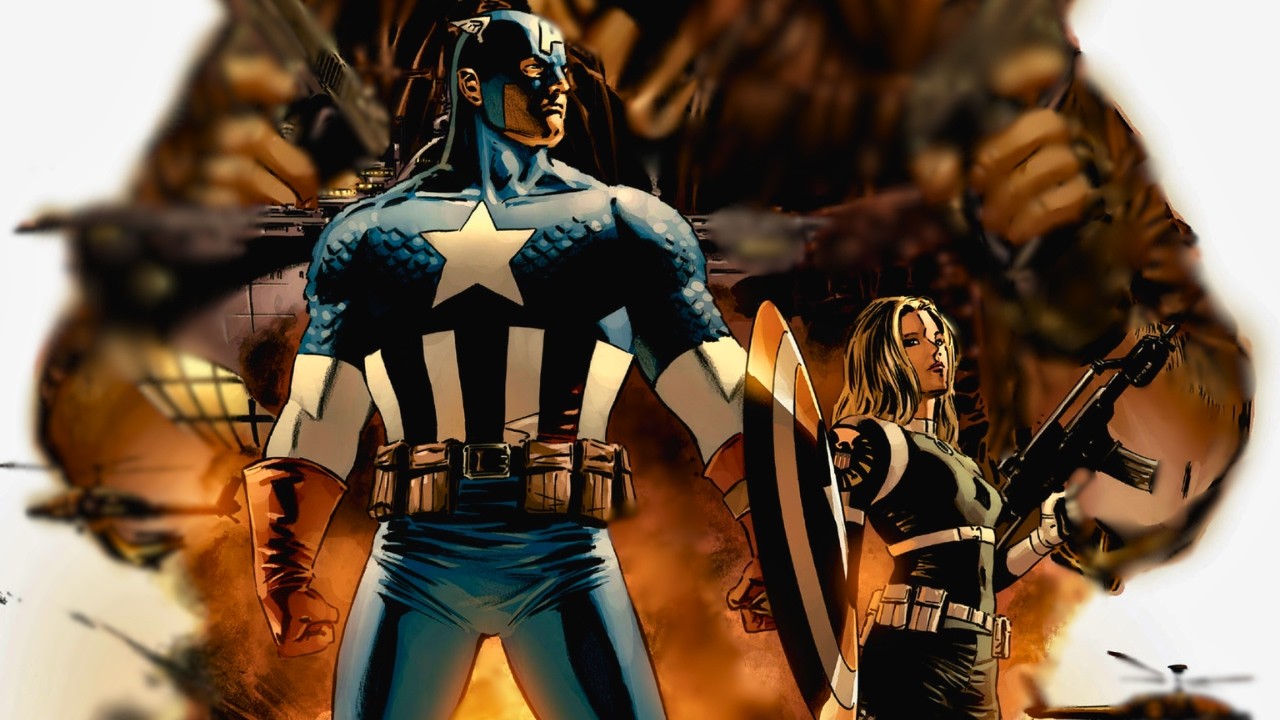 Captain America (Red Menace) Patriotic Motion Comic Movie