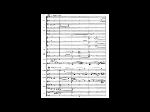 Florent Schmitt - Légende for Alto Saxophone and Orchestra, Op. 66 (1918) [Score-Video]