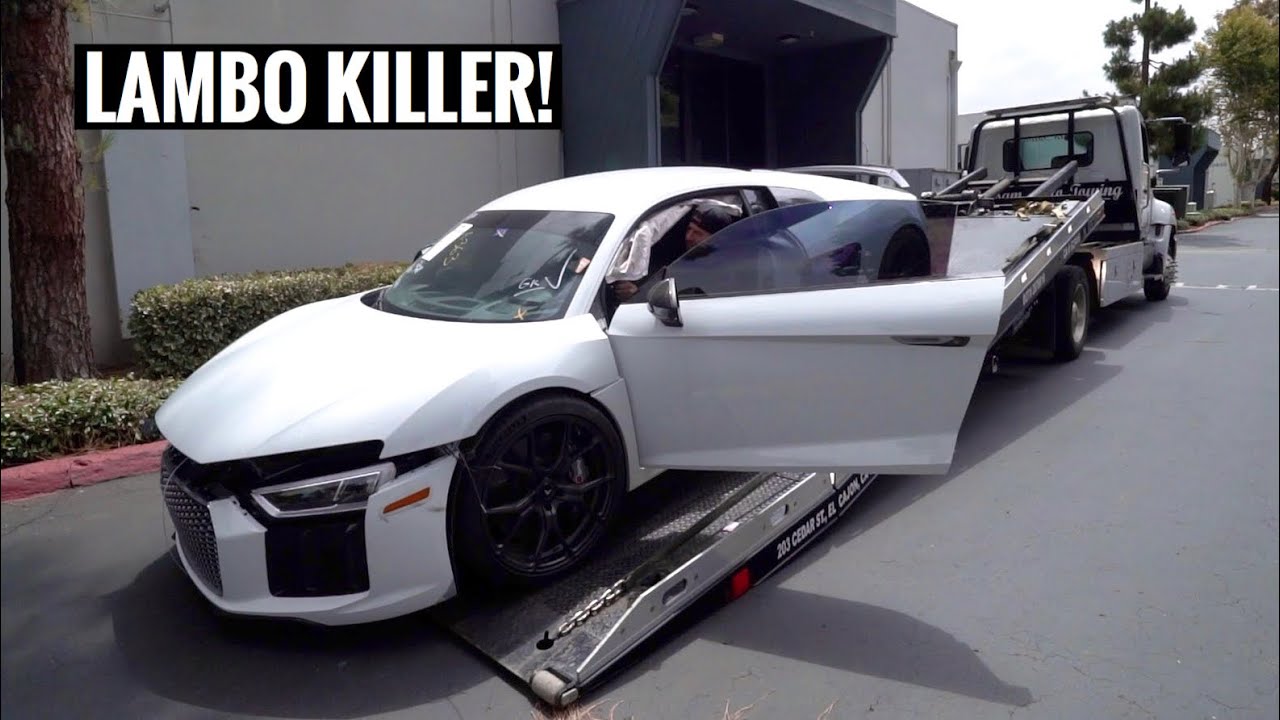 I Bought a WRECKED Audi R8 V10 Plus & I m going to Rebuild it!