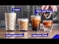 All Iced Coffee Drinks Explained: Cold Brew vs Iced Latte vs Frappe and more!