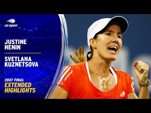 Justine Henin vs. Svetlana Kuznetsova Extended Highlights | 2007 US Open Final