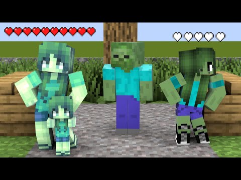 Zombie Boy Found a Sweetheart Again - Minecraft Animation