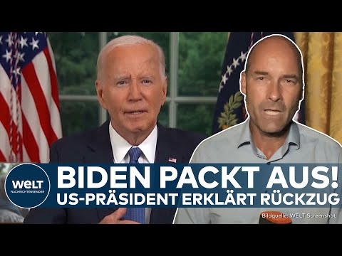 JOE BIDEN: Emotionale Rede an die Nation! US-Präsident begründet Rückzug und lobt Kamala Harris